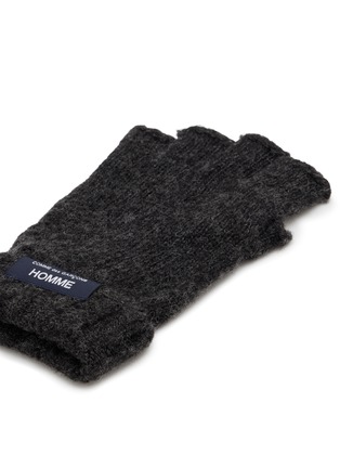 Detail View - Click To Enlarge - COMME DES GARÇONS HOMME - Jersey Fingerless Gloves