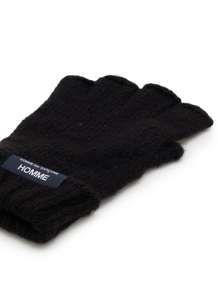 Detail View - Click To Enlarge - COMME DES GARÇONS HOMME - Jersey Fingerless Gloves