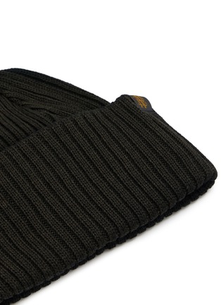 Detail View - Click To Enlarge - COMME DES GARÇONS HOMME - x Batoner Worsted Rib Wool Beanie