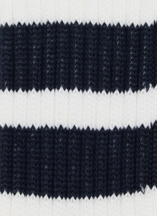 Detail View - Click To Enlarge - COMME DES GARÇONS HOMME - Ribbed Pile Line Cotton Socks