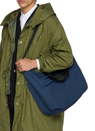 Figure View - Click To Enlarge - COMME DES GARÇONS HOMME - Grosgrain Cotton Nylon Tote Bag