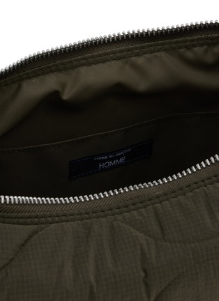 Detail View - Click To Enlarge - COMME DES GARÇONS HOMME - Ripstop Quilted Nylon Bag
