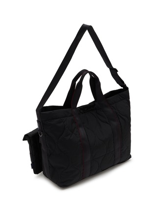 Detail View - Click To Enlarge - COMME DES GARÇONS HOMME - Rip Quilted Nylon Tote Bag