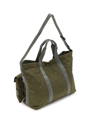 Detail View - Click To Enlarge - COMME DES GARÇONS HOMME - Rip Quilted Nylon Tote Bag