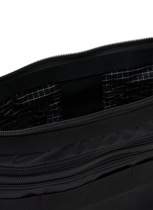 Detail View - Click To Enlarge - COMME DES GARÇONS HOMME - X BRIEFING Check Pattern Nylon Twill Reversible Sacoche Bag