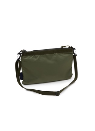 Detail View - Click To Enlarge - COMME DES GARÇONS HOMME - X BRIEFING Check Pattern Nylon Twill Reversible Sacoche Bag