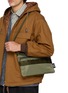 Figure View - Click To Enlarge - COMME DES GARÇONS HOMME - X BRIEFING Check Pattern Nylon Twill Reversible Sacoche Bag