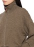  - EDITION - Zip Up Stand Collar Knit Cardigan