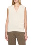EDITION V-Neck Cotton Cashmere Knit Vest