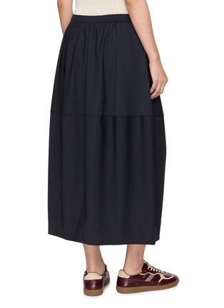 Back View - Click To Enlarge - EDITION - Drawstring Waist Midi Skirt