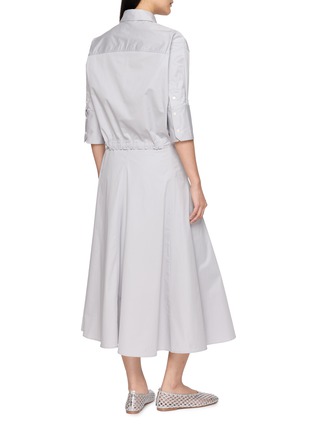 Back View - Click To Enlarge - EDITION - Button Up Shirt Dress