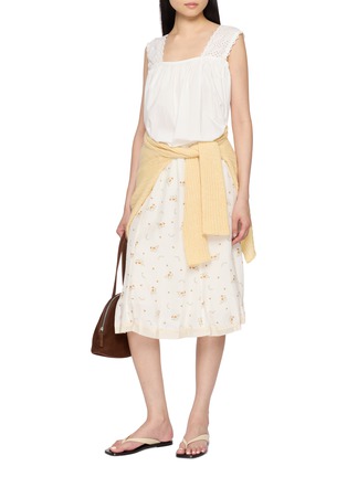 Figure View - Click To Enlarge - EDITION - Floral Print Midi Skirt