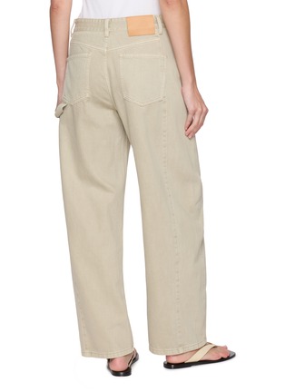 Back View - Click To Enlarge - EDITION - Utility Pocket Cotton Wide Leg Pants