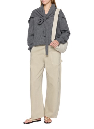 Figure View - Click To Enlarge - EDITION - Utility Pocket Cotton Wide Leg Pants