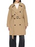 NOIR Double Breasted Belted Trench Coat
