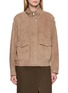 NOIR Zip Up Suede Jacket