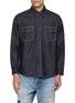 FDMTL Contrast Stitch Rinsed Denim Shirt