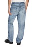 Back View - Click To Enlarge - FDMTL - Distressed Patchwork Classic Fit Denim Jeans