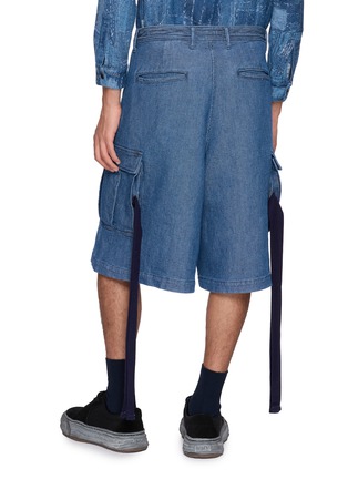 Back View - Click To Enlarge - FDMTL - Hakama Cargo Shorts