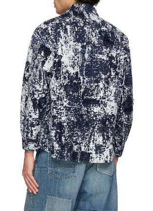 Back View - Click To Enlarge - FDMTL - Flock Boro Rinsed Shirt Jacket