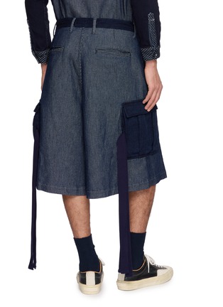 Back View - Click To Enlarge - FDMTL - Hakama Cargo Shorts