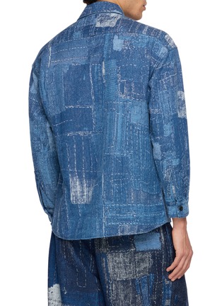 Back View - Click To Enlarge - FDMTL - Boro Patchwork Shirt Jacket