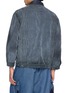Back View - Click To Enlarge - FDMTL - Button Up Flock Leather Jacket