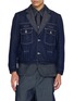 FDMTL Pleated Layered Button Up Jacket