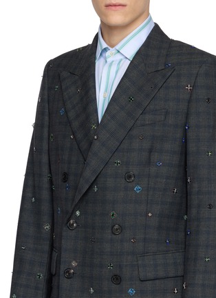  - DRIES VAN NOTEN - Barry Double Breasted Embellished Blazer