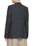 Back View - Click To Enlarge - DRIES VAN NOTEN - Barry Double Breasted Embellished Blazer