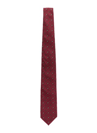 Detail View - Click To Enlarge - STEFANOBIGI MILANO - Jacquard Motif Silk Tie