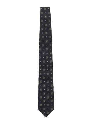 Detail View - Click To Enlarge - STEFANOBIGI MILANO - Jacquard Motif Silk Tie