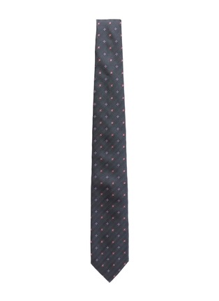 Detail View - Click To Enlarge - STEFANOBIGI MILANO - Jacquard Motif Silk Tie
