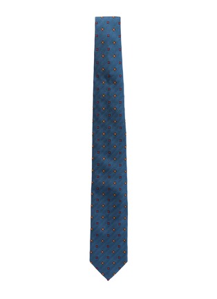 Detail View - Click To Enlarge - STEFANOBIGI MILANO - Jacquard Motif Silk Tie
