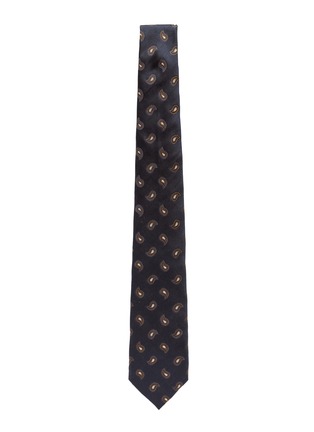 Detail View - Click To Enlarge - STEFANOBIGI MILANO - Jacquard Motif Silk Tie