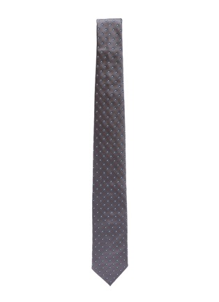 Detail View - Click To Enlarge - STEFANOBIGI MILANO - Jacquard Motif Silk Tie