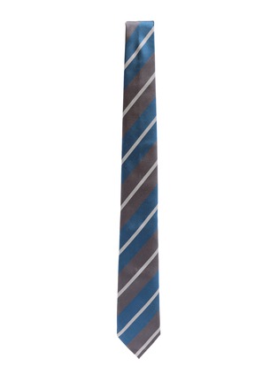 Detail View - Click To Enlarge - STEFANOBIGI MILANO - Striped Silk Tie