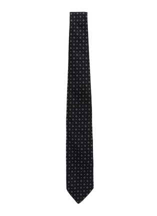 Detail View - Click To Enlarge - STEFANOBIGI MILANO - Jacquard Motif Silk Tie