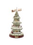 MUSICBOXWORLD Tiered Christmas Tree Animated Music Box