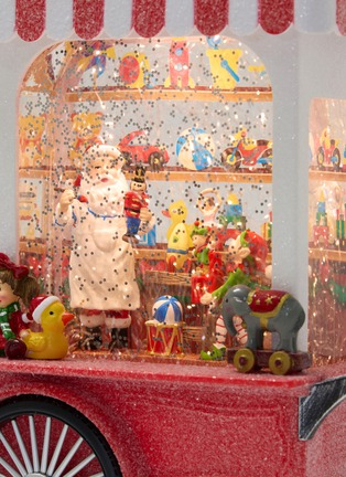Detail View - Click To Enlarge - MUSICBOXWORLD - Santa's Workshop Snow Globe