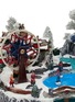 Detail View - Click To Enlarge - MUSICBOXWORLD - Ice Skating Rink Cable Car Animated Music Box