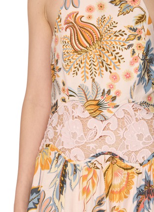  - FARM RIO - Ligia Floral Lace Maxi Dress