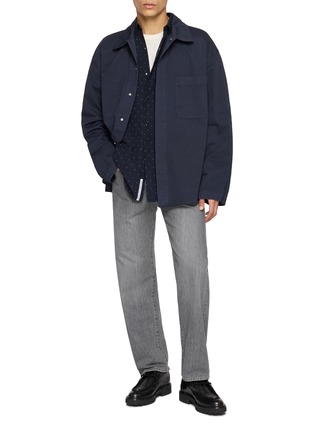 Figure View - Click To Enlarge - NANAMICA - Dot Print Wind Shirt