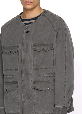  - NANAMICA - Cotton CORDURA Insulation Collarless Jacket