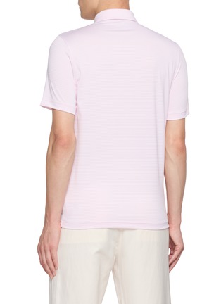 Back View - Click To Enlarge - LACOSTE - Logo Patch Polo Shirt