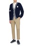 Figure View - Click To Enlarge - LACOSTE - Contrast Intarsia V-Neck Cardigan