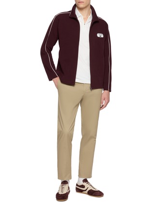 Figure View - Click To Enlarge - LACOSTE - Contrast Piping Polo Shirt