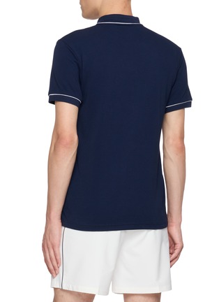 Back View - Click To Enlarge - LACOSTE - Contrast Trim Logo Patch Polo Shirt