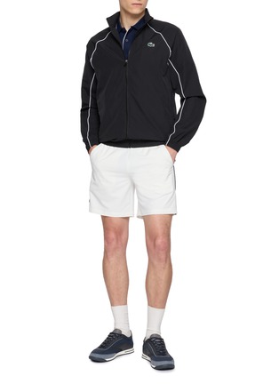 Figure View - Click To Enlarge - LACOSTE - Contrast Trim Logo Patch Polo Shirt