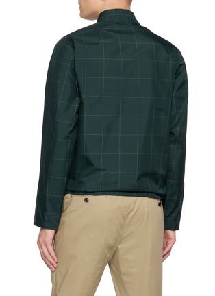 Back View - Click To Enlarge - LACOSTE - Half Zip Check Blouson Jacket